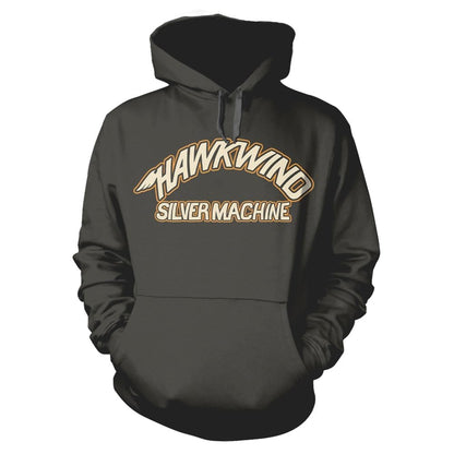 Plastichead Hawkwind Silver Machine Pullover Hoodie L