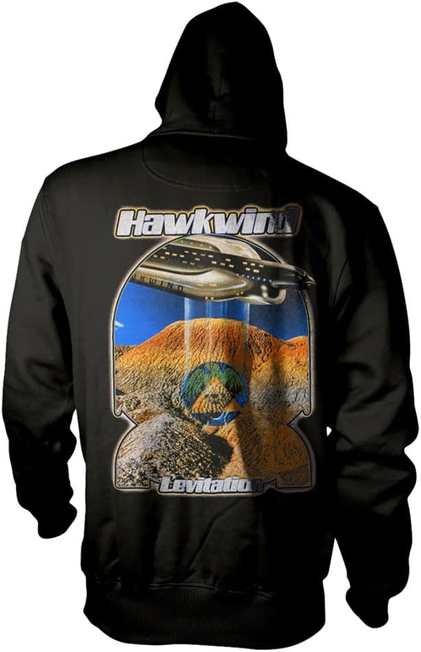 Plastichead Hawkwind Levitation Band Logo Pullover Hoodie