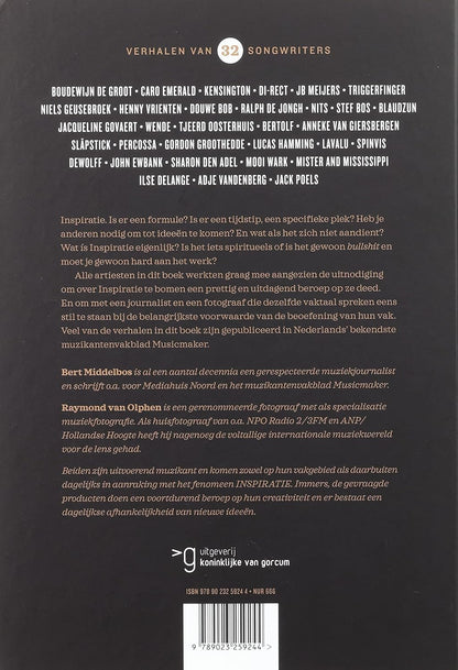 Bert Middelbos & Raymond Van Olphen - Inspiratie: Een Ongrijpbaar Fenomeen Verklaard (Book)