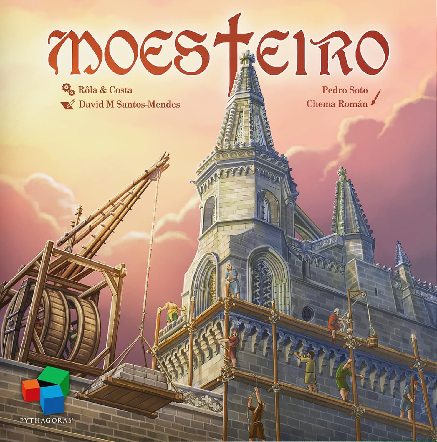 HUCH! Moesteiro Shine Strategy Game, for 2 to 4 Players, M