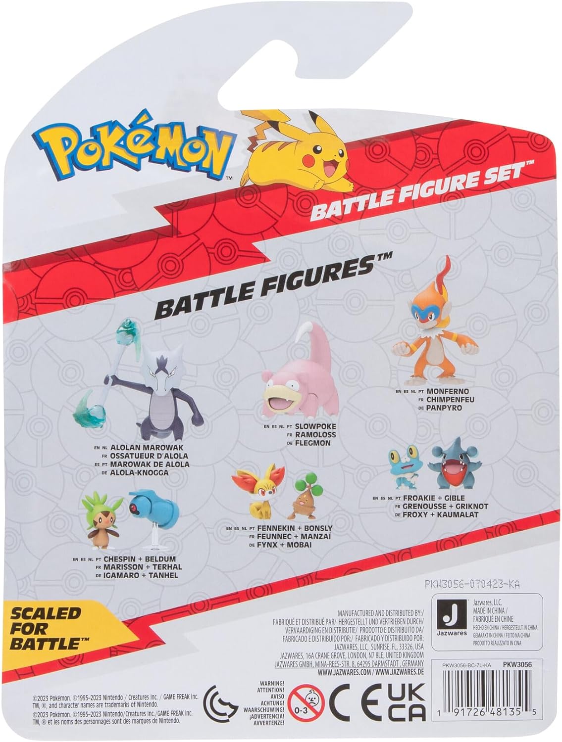Pokémon PKW3056 Battle Figure Set