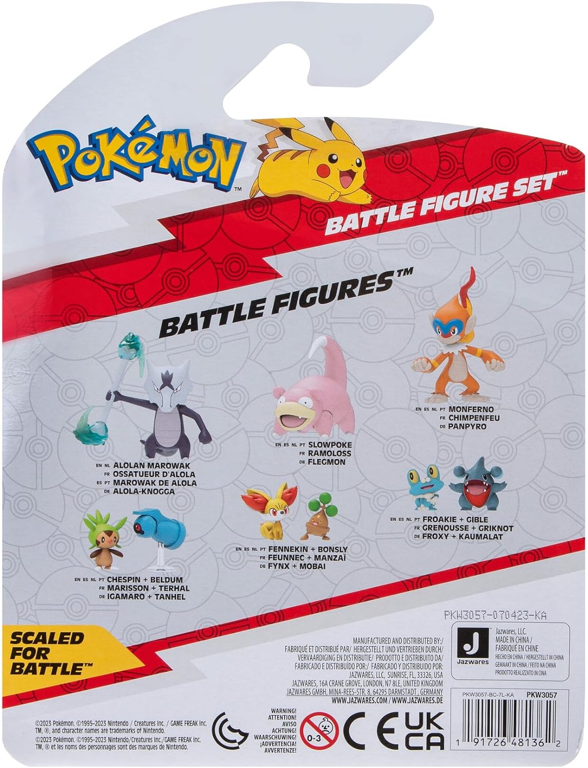 Pokémon PKW3057 Battle Figure Set
