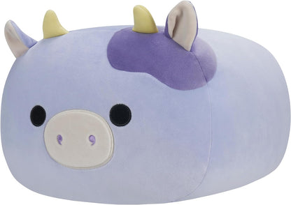 Squishmallows SQCR04185 Bubba-Purple Cow Stackables 12-Inch Medium-Sized Ultrasoft Official Kelly Toy Plush Bubba - Purple Cow