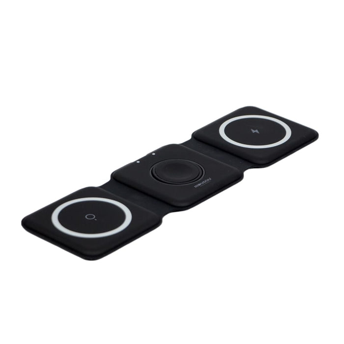 Tap 3In1 Compatibile Magsafe 15W Bk