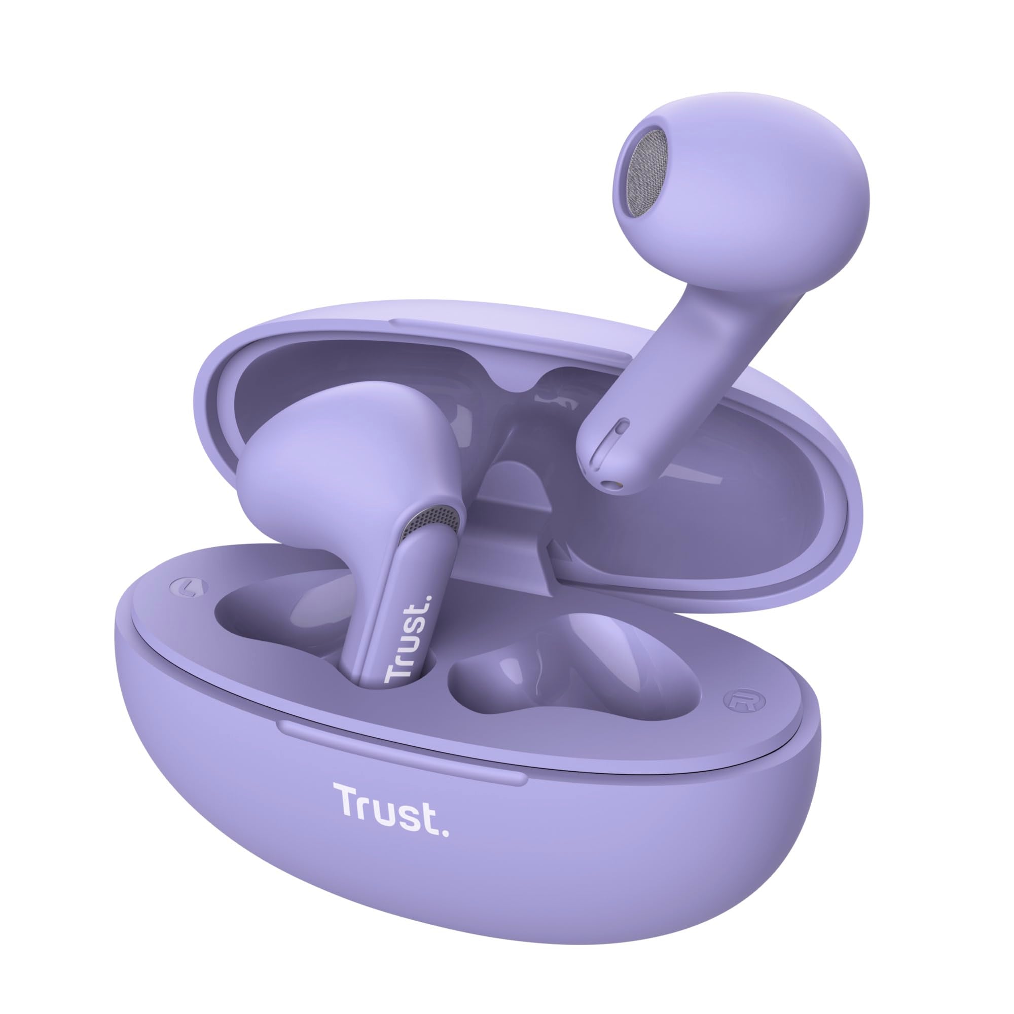 Trust Yavi Wireless Earphones Bluetooth with ENC Noise Cancelling Microphones, 23 Hours Playtime, 35% Recycled Plastics, In Ear Wireless Headphones, Wireless Earbuds iPhone Android iOS