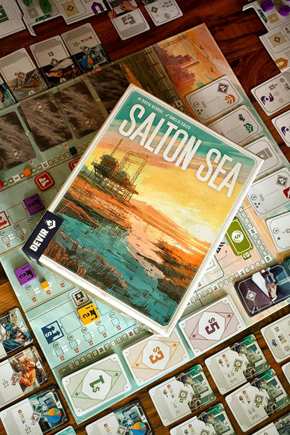 Devir - Salton Sea Juego de Mesa, Juego de Mesa Estrategia, con Amigos, Edad +14 (BGSALML