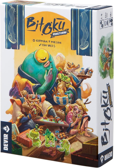 Devir - Bitoku: expansión Resutoran, Juego de Mesa, Juego de Mesa con Amigos de Estrategia, Nuevos Módulos y Variedad (BGBIRESE
