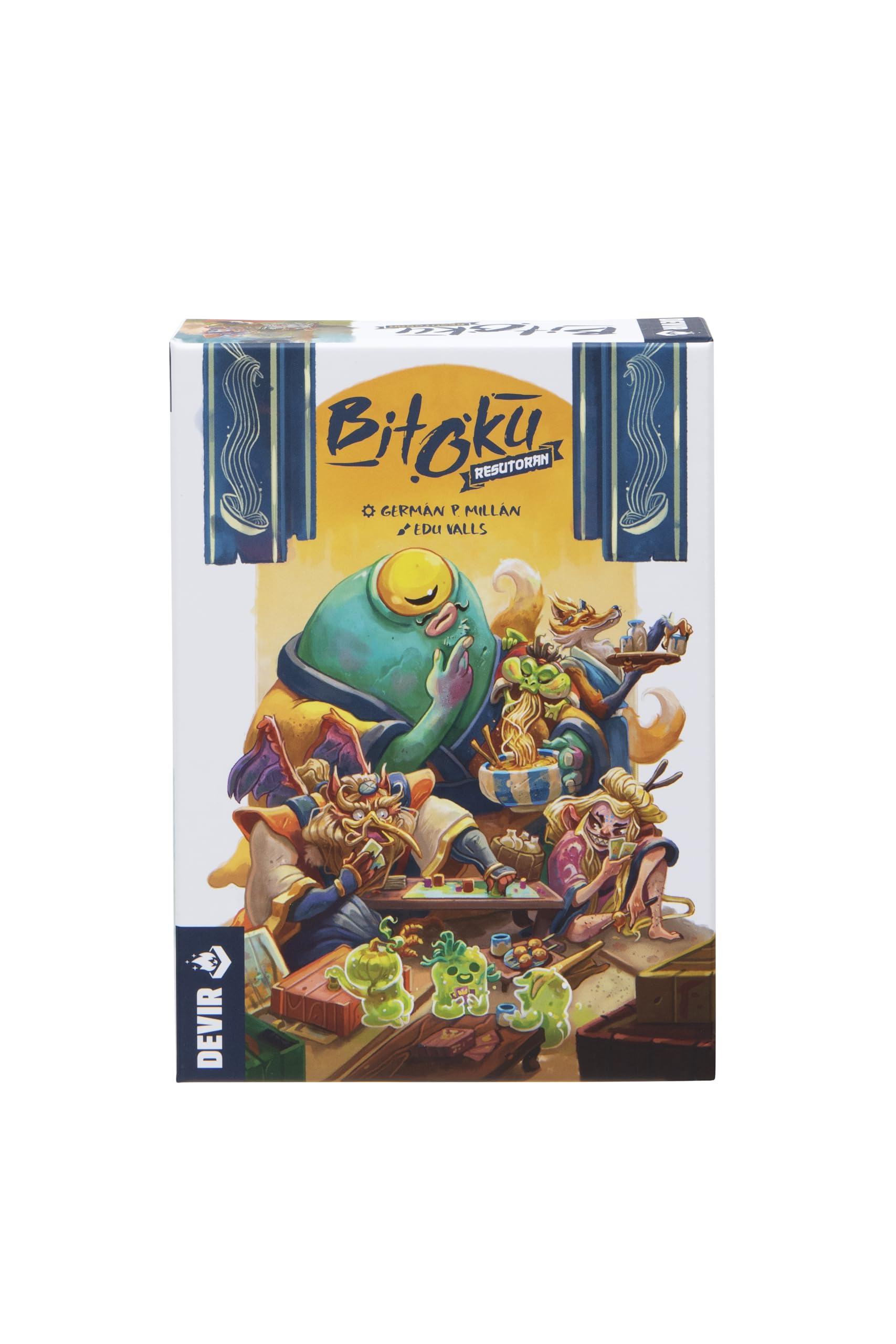 Devir - Bitoku: expansión Resutoran, Juego de Mesa, Juego de Mesa con Amigos de Estrategia, Nuevos Módulos y Variedad (BGBIRESE