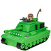DevSeries Brookhaven Feature Tank 7.5-Inch Vehicle with Lights, Working Treads, Ejecting Turret, 2.75-Inch Figure, and Exclusive Virtual Item Code
