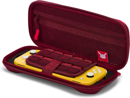PowerA-beschermhoes voor Nintendo Switch OLED, Nintendo Switch en Nintendo Switch Lite - Pikachu Plaid - rood