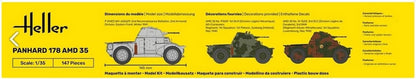 Heller HEL30325 Model kit, Unpainted