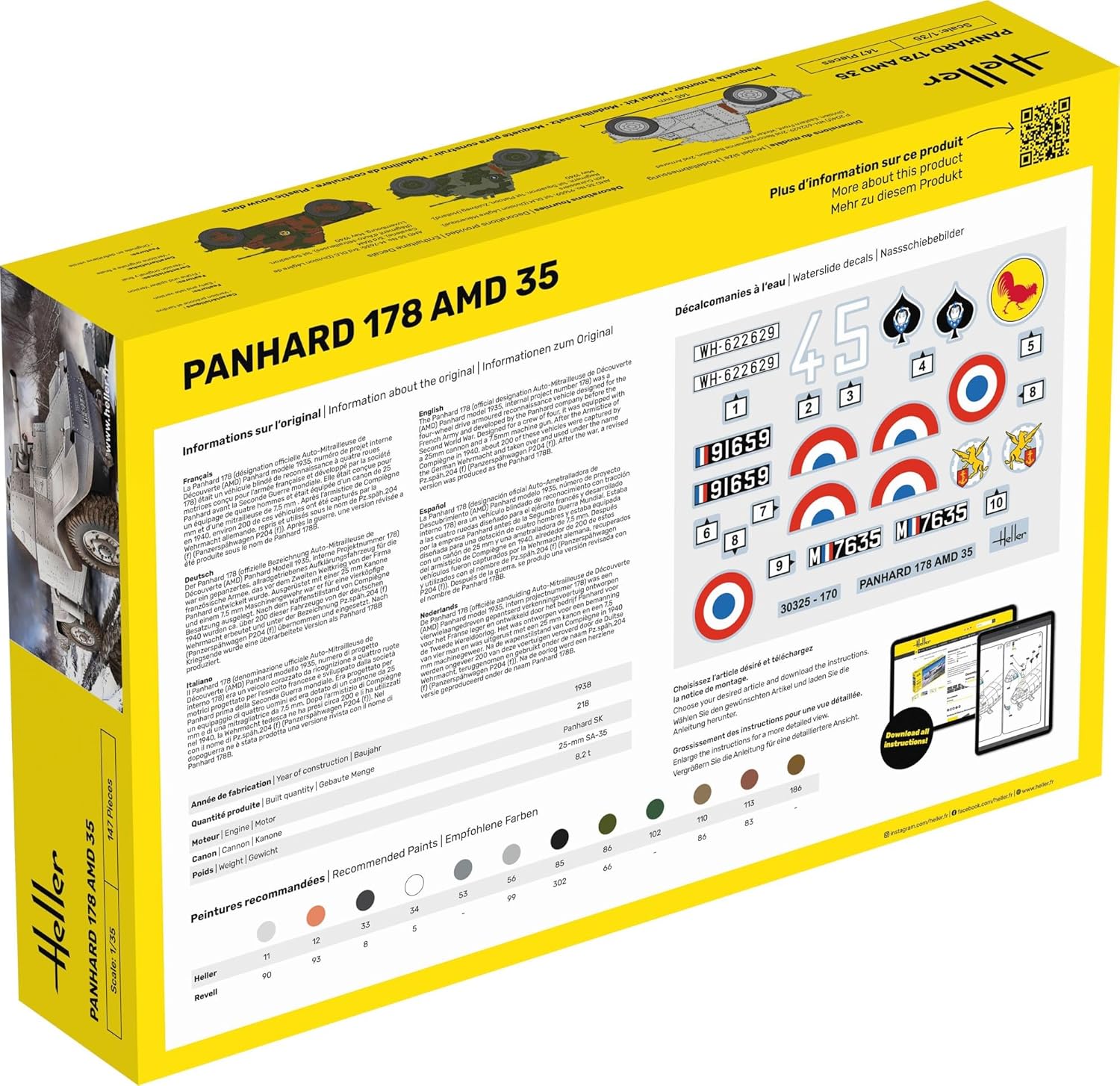 Heller - 1/35 Starter KIT Panhard 178 (9/23) *