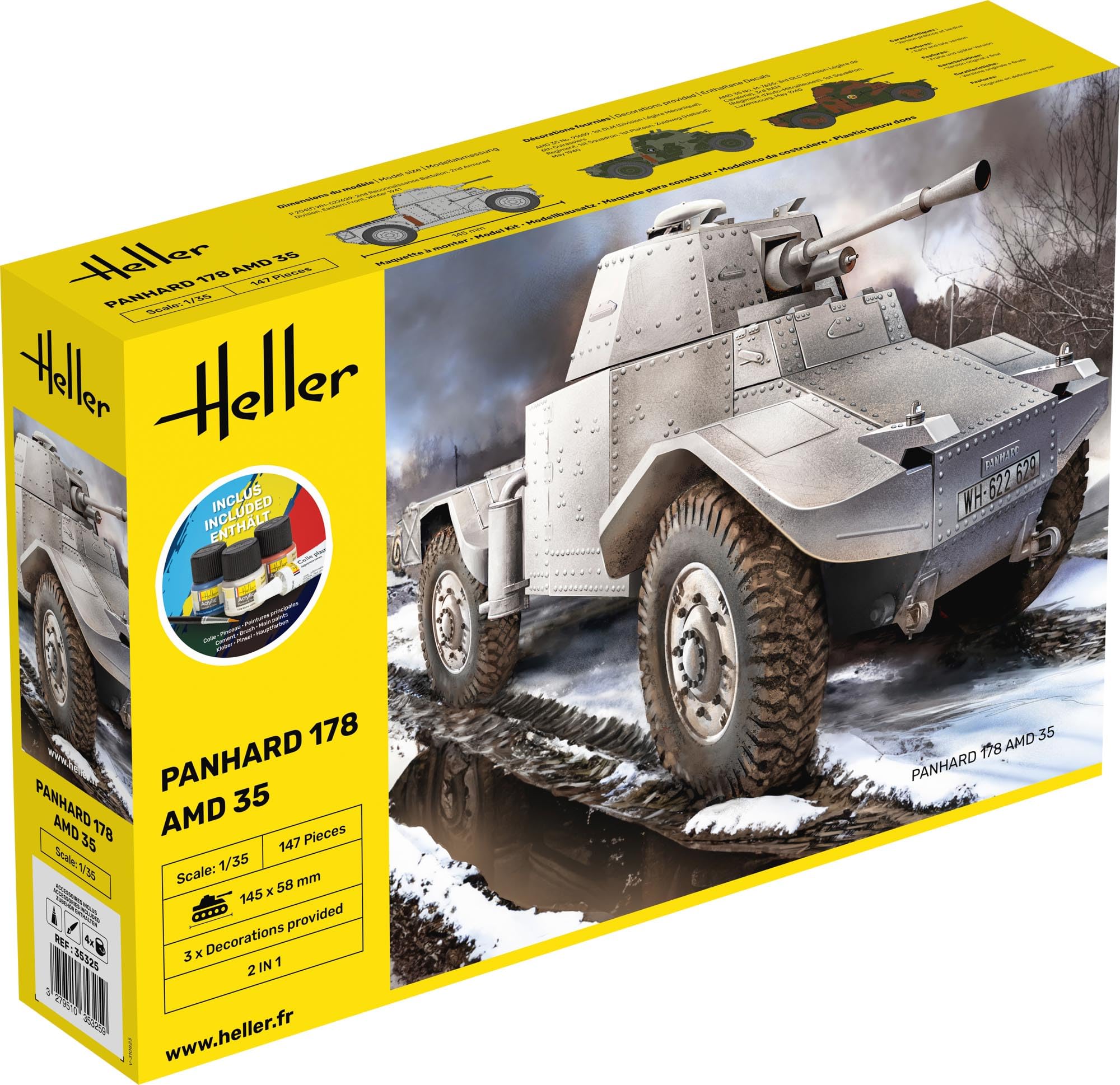 Heller - 1/35 Starter KIT Panhard 178 (9/23) *