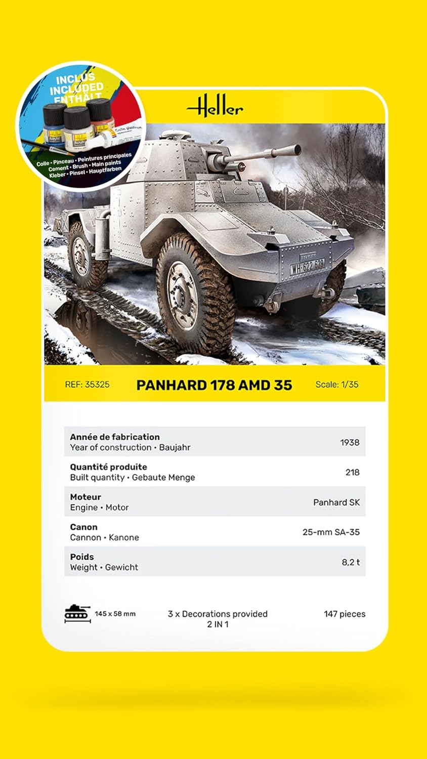 Heller - 1/35 Starter KIT Panhard 178 (9/23) *