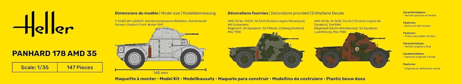 Heller - 1/35 Starter KIT Panhard 178 (9/23) *