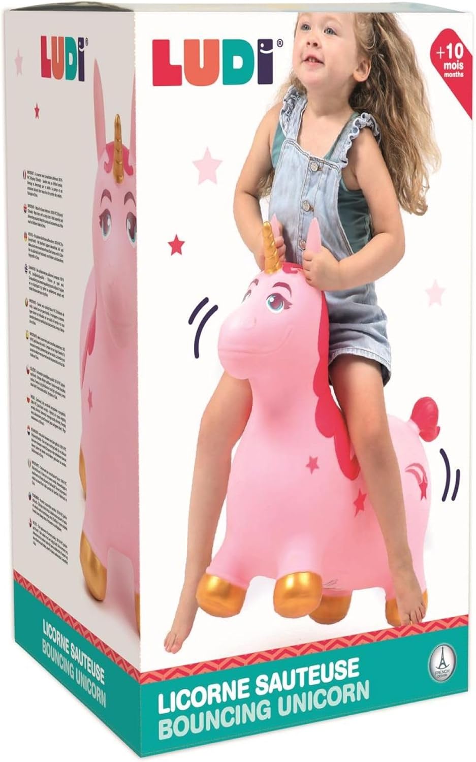 LUDI - Jumping Animal - Unicorn - (LU90040