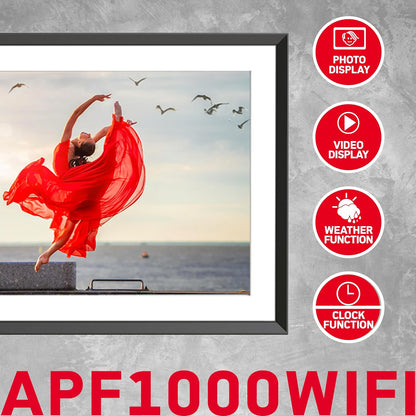 Agfa - Digital Photo Frame - Wifi Frameo
