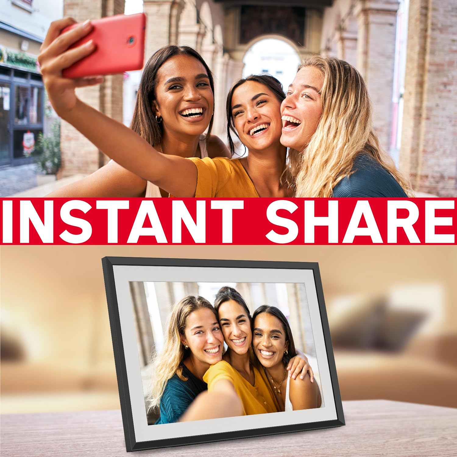Agfa - Digital Photo Frame - Wifi Frameo