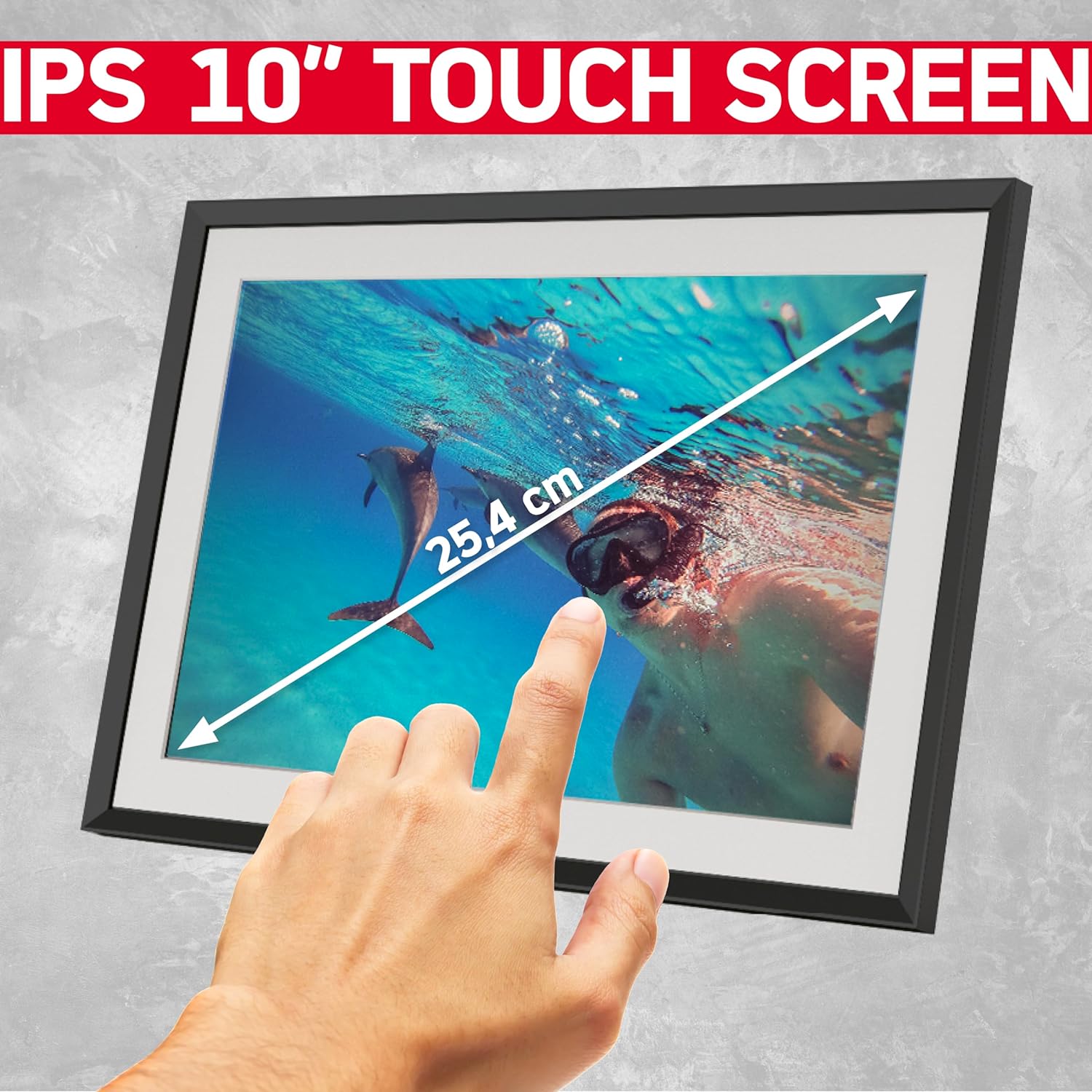 Agfa - Digital Photo Frame - Wifi Frameo