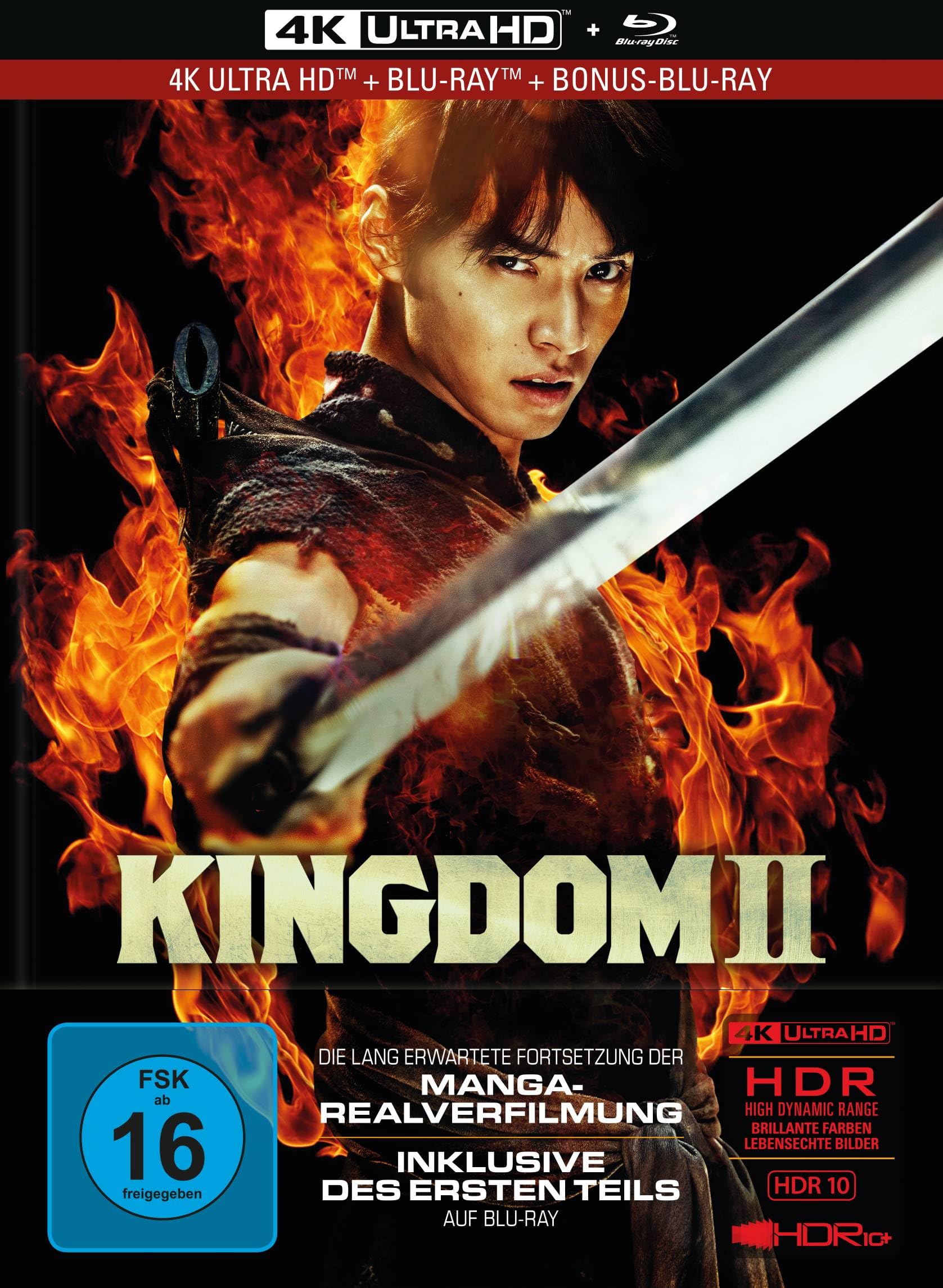 Kingdom 2 - Far and away - 3-Disc Limited Collector's Edition im Mediabook (4K Ultra HD) (+ Blu-ray) (+ Bonus-Blu-ray