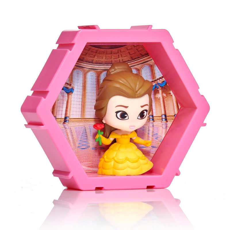 WOW! PODS - 4D Disney Belle, Unique Connectable Collectable Bobble-head figure that Bursts from their World into Yours, Wall or Shelf Display, Disney Toys and Gifts, Series 1 no. 423