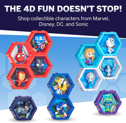 PODS 4D DC Batman, Unique Connectable Collectable Bobble-head figure that Bursts from their World into Yours, Wall or Shelf Display, DC Toys and Gifts, Series 1 no. 417