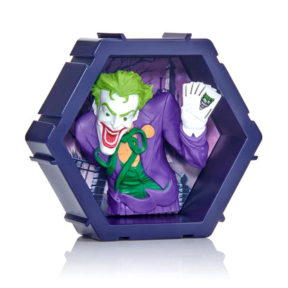 WOW! PODS - 4D DC Joker, Unique Connectable Collectable Bobble-head figure that Bursts from their World into Yours, Wall or Shelf Display, DC Toys and Gifts, Series 1 no. 418