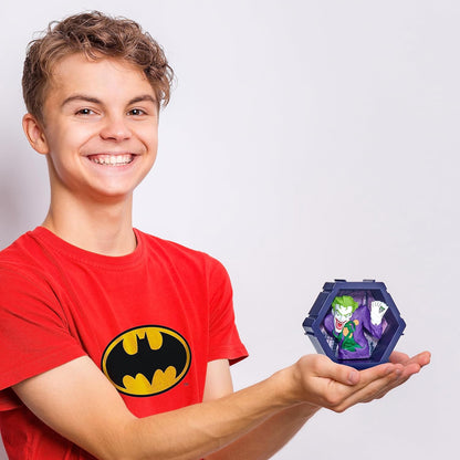 WOW! PODS - 4D DC Joker, Unique Connectable Collectable Bobble-head figure that Bursts from their World into Yours, Wall or Shelf Display, DC Toys and Gifts, Series 1 no. 418