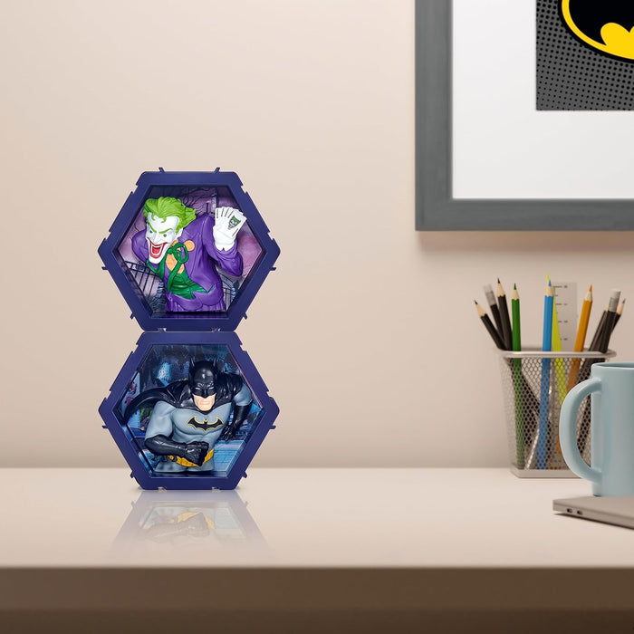 WOW! PODS - 4D DC Joker, Unique Connectable Collectable Bobble-head figure that Bursts from their World into Yours, Wall or Shelf Display, DC Toys and Gifts, Series 1 no. 418