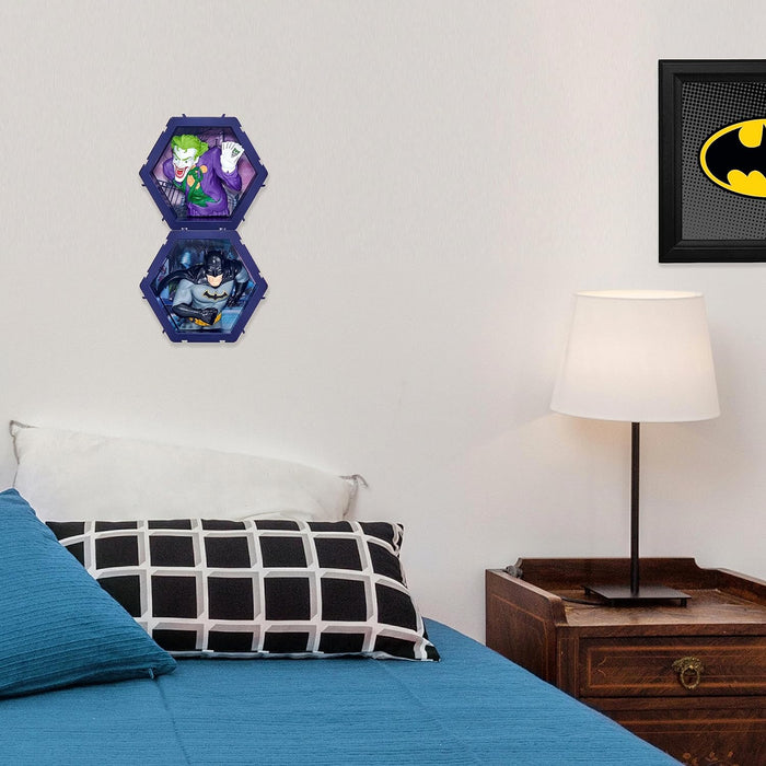 WOW! PODS - 4D DC Joker, Unique Connectable Collectable Bobble-head figure that Bursts from their World into Yours, Wall or Shelf Display, DC Toys and Gifts, Series 1 no. 418