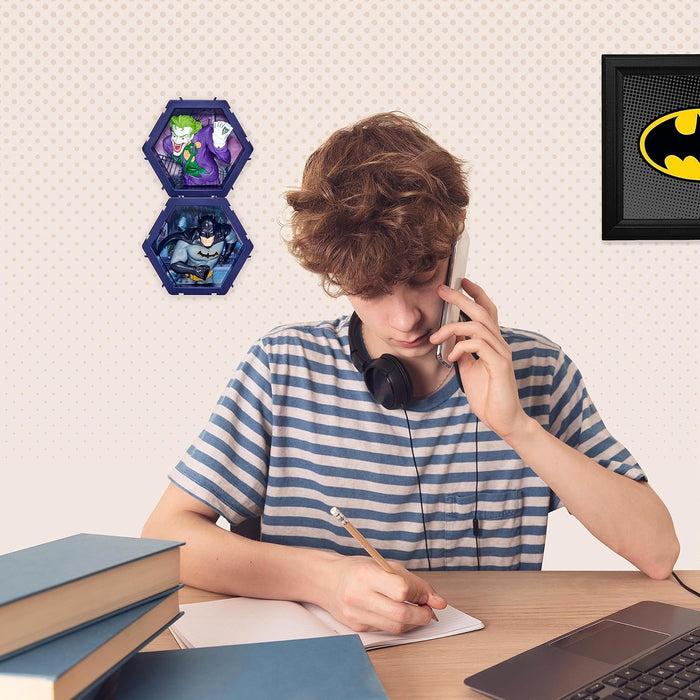 WOW! PODS - 4D DC Joker, Unique Connectable Collectable Bobble-head figure that Bursts from their World into Yours, Wall or Shelf Display, DC Toys and Gifts, Series 1 no. 418