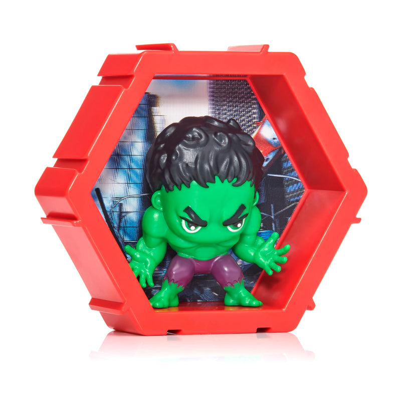 WOW! PODS 4D Marvel Hulk | Unique Connectable Collectable Bobble-head figure that Bursts from their World into Yours | Wall or Shelf Display | Marvel Toys and Gifts | Series 1 no. 412 4D Hulk