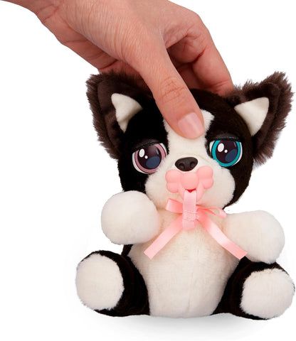 BABY PAWS Minis Border Collie Interactive Plush Carriable Puppy That Includes a Bag Inside Of It And Has Sounds Kids Age 3+ and up