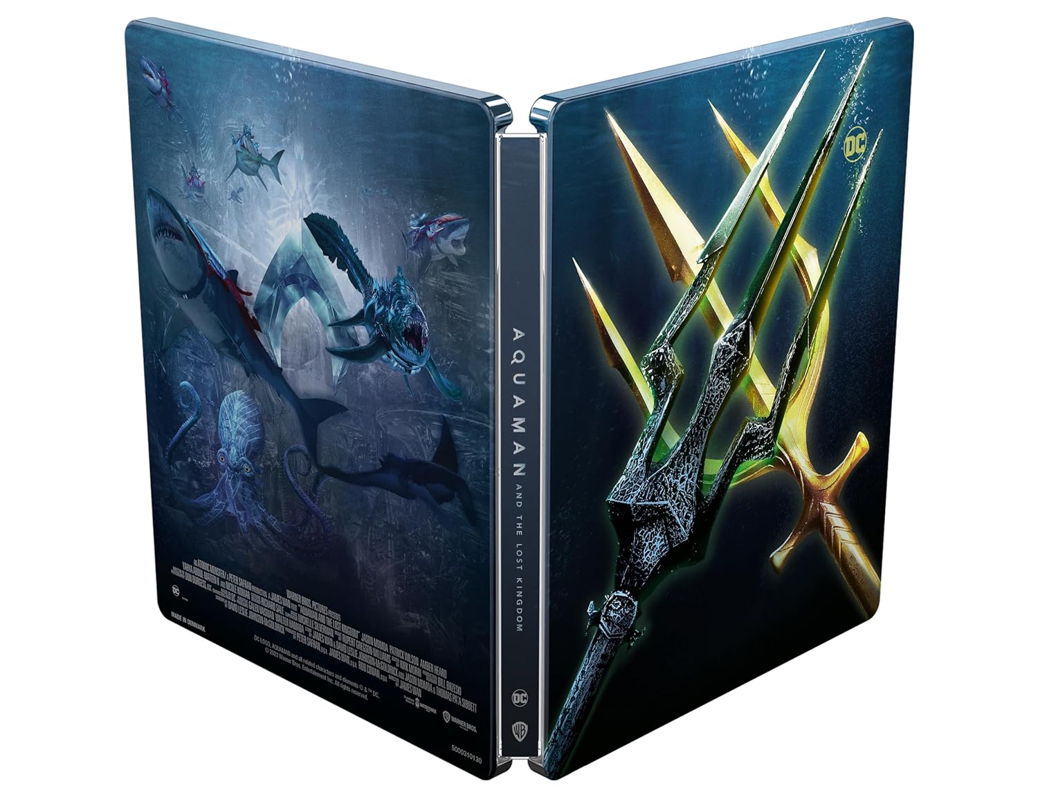 AQUAMAN E IL REGNO PERDUTO STEELBOOK 3 (4K Ultra HD + Blu-ray)