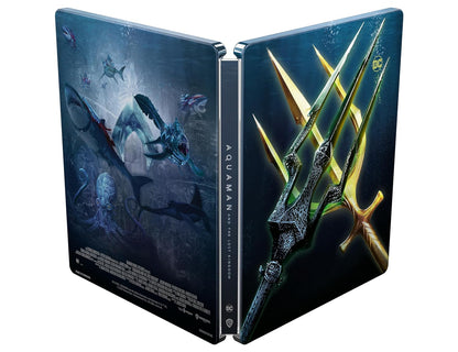 AQUAMAN E IL REGNO PERDUTO STEELBOOK 3 (4K Ultra HD + Blu-ray)