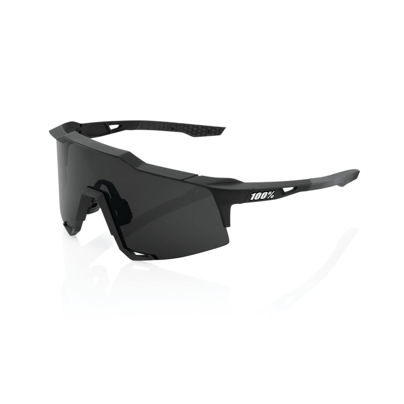 100% Speedcraft - Smoke Lens - Soft Tact Black