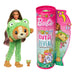 Barbie Cutie Reveal Doll & Accessories with Animal Plush Costume & 10 Surprises Including Color Change, Puppy as Frog in Costume-Themed Series