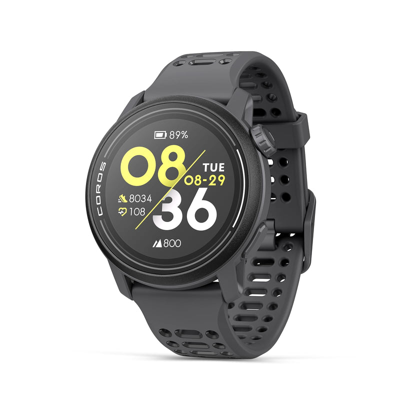 COROS PACE 3 Sport Watch GPS, Lightweight and Comfort, 17 Days Battery Life, Dual-Frequency GPS, Heart Rate and SpO2, Navigation, Sleep Track, Training Plan, Run, Bike, and Ski -Black Silicone