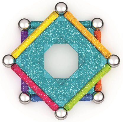 GEOMAG - Glitter Panels Recycled, 534, White