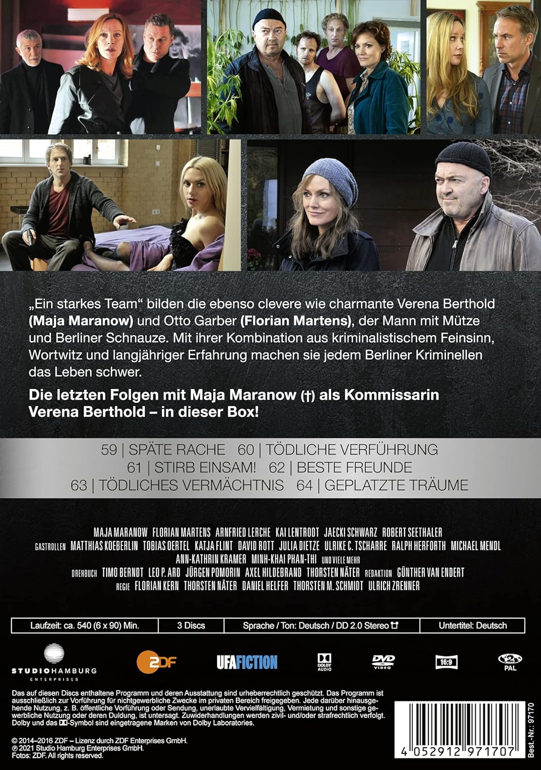 Ein starkes Team - Box 10 (Film 59-64) Die letzten Folgen mit Maja Maranow