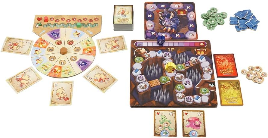 Square Enix | Chocobo's Dungeon: The Board Game | Family Board Game | Ages 13+ | 1-4 Players | 45 Minutes Playing Time