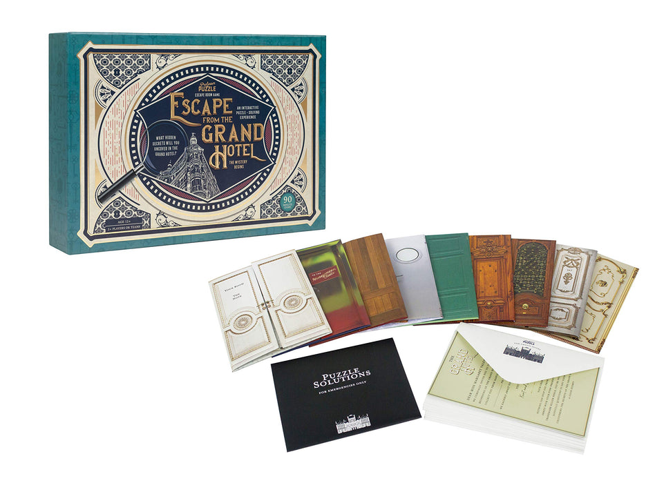 Professor Puzzle | Escape from Grand Hotel | Puzzle | Ages 12+ | 2+ Players