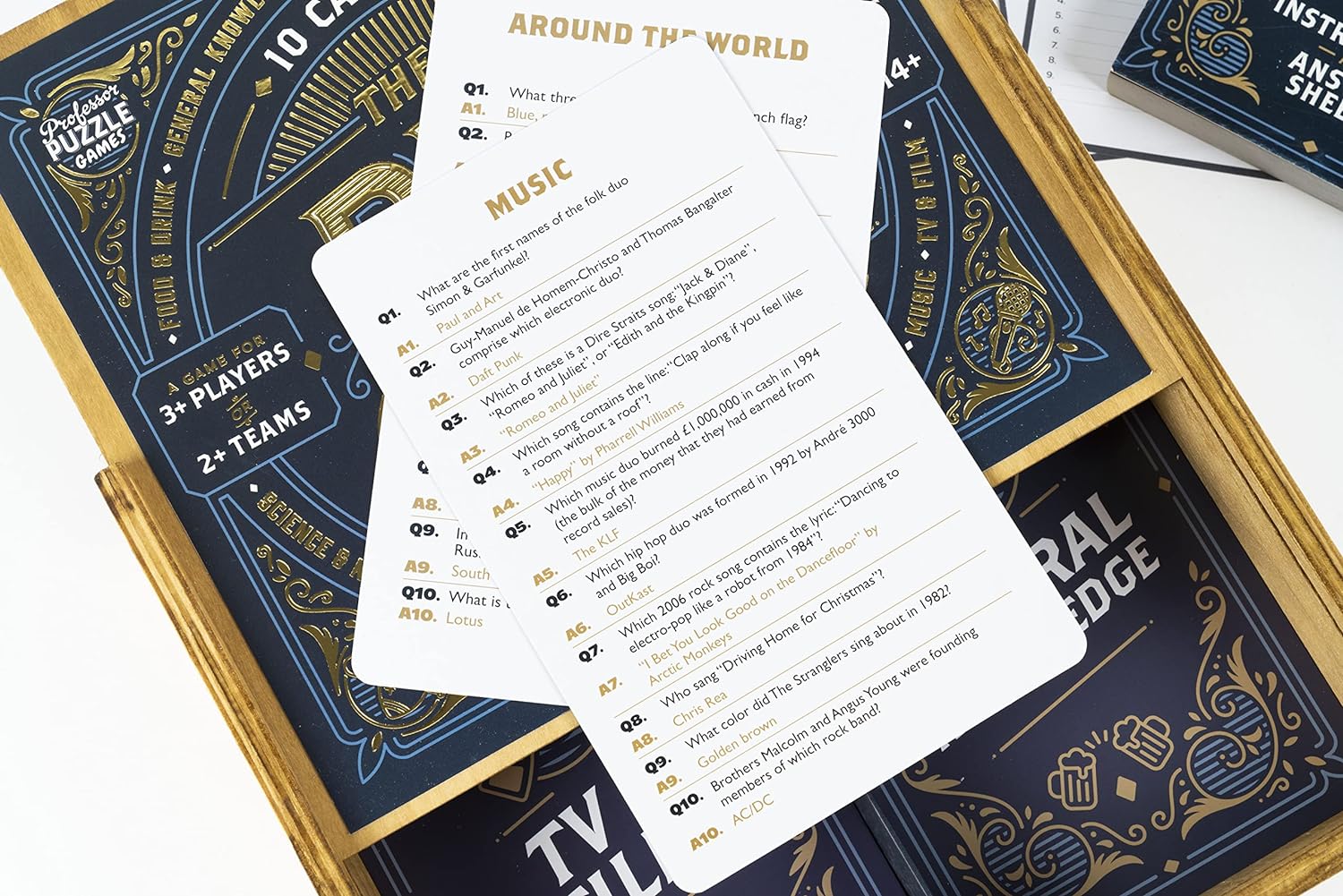 Professor PUZZLE, The Big Pub Quiz, Quiz, Ages 12+, 2+ Players