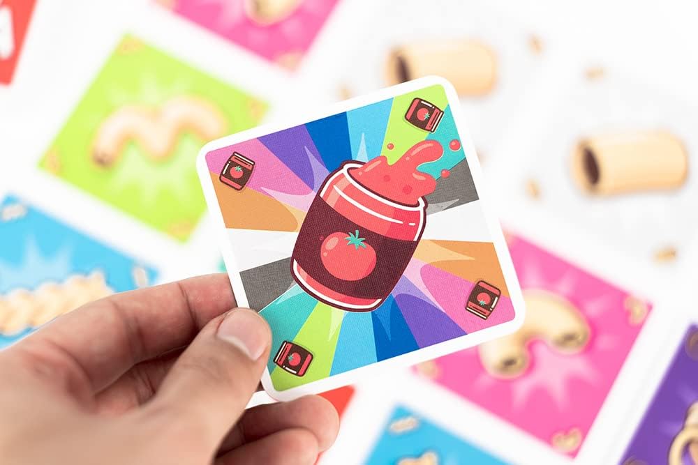 Professor PUZZLE Pass The Pasta Games - Family board game of strategy and shape collection. - Perfect for Family Games Night.
