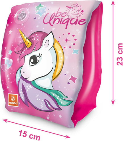 Mondo Toys - UNICORN Arm Bands - Children's Safety Armrests - PVC Material - Suitable for children from 2 to 6 years with weight 6-20 kg - 16937