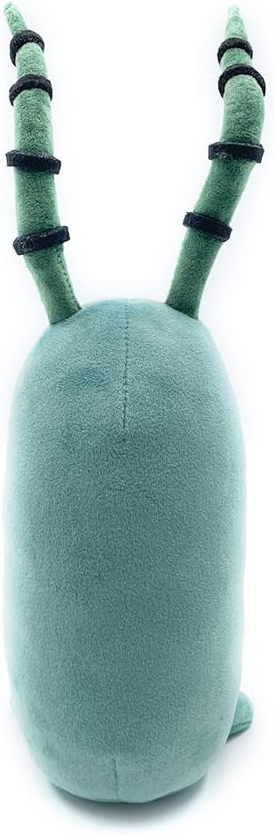 Youtooz Plankton Sitting Plush 9" Inch, Spongebob Official Licensed Plankton Stuffed Plushie, Plankton The Chum Bucket from Spongebob Squarepants