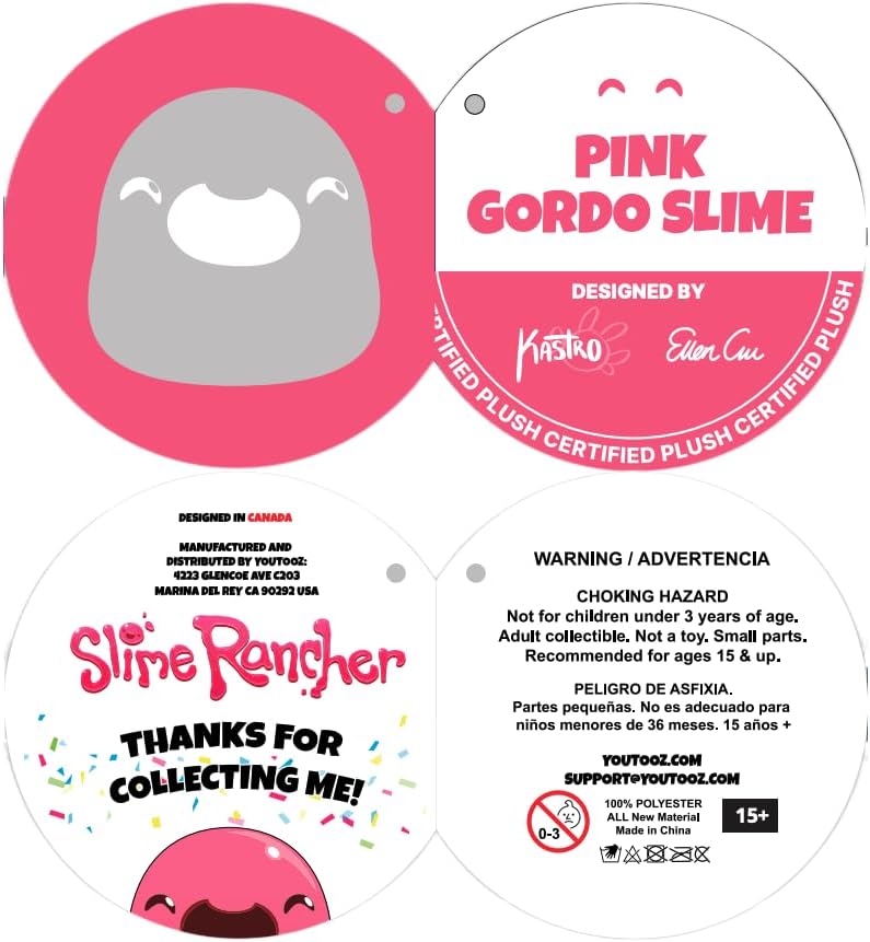 Slime Rancher peluche Pink Gordo Slime 30 cm