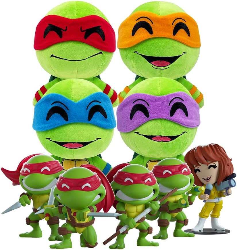 Youtooz Chibi Donatello Plush 9in, Soft Stuffed TMNT Donatello Plush from Teenage Mutant Ninja Turtles by Youtooz Teenage Mutant Ninja Turtles Collection