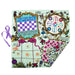 Professor PUZZLE Alice’s Party Games Mat - Alice in Wonderland Themed games mat with 5 classic family games, Chess, Draughts, Noughts & Crosses, Snakes & Ladders.