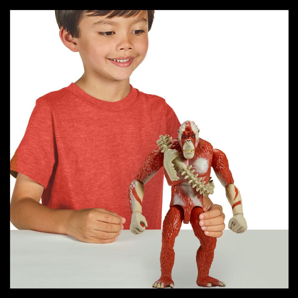 GODZILLA VS KONG Monsterverse - Figura Giant Skar King basada en la película, Figura de 28 cm, Accesorios incluidos para recrear luchas, Múltiple Puntos de articulación, +3 años, Famosa (MN300300
